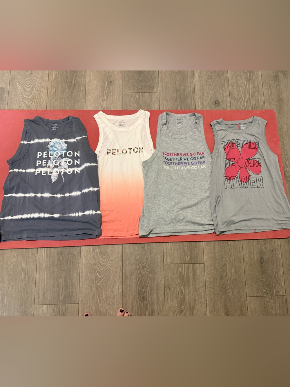 Bundle of 4 Peloton tank tops
